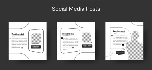 Customer feedback, testimonial, social media post, rating, customer testimonial, customer experience, feedback post,