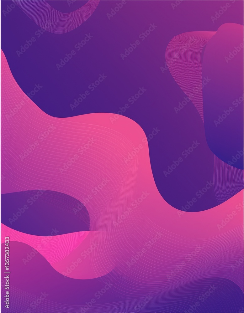 Poster abstract fluid color pattern of purple and pink color fluid gradient background suitable for wallpap