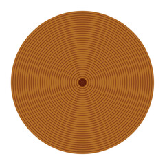 round table mat top view, Round woven straw mat.