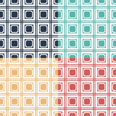 Vector abstract square geometric seamless pattern. Ethnic tribal geometric seamless pattern. Arabic vintage ethnic geometric for fabric, scarves, cards, scrapbooks, wrapping paper, and textiles.