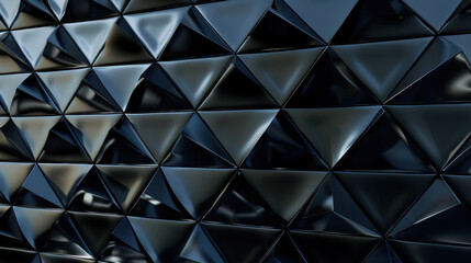 Obraz premium black abstract geometric background