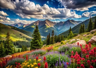 Keystone Colorado Scenic Mountain Views: Candid Photography of Majestic Peaks and Alpine Landscape