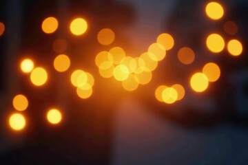 Blurry golden lights shining brightly in the background, creating a warm and festive atmosphere,  abstract,  festive
