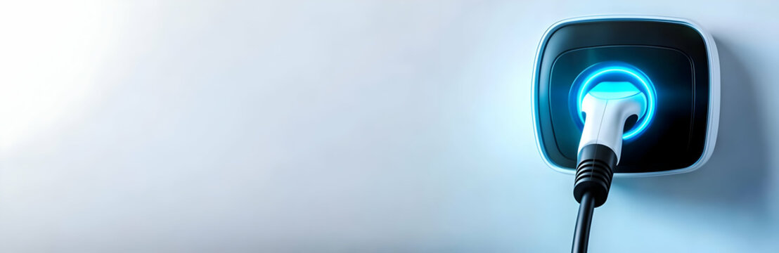 Close-up of an electric vehicle charging station, highlighting modern technology for sustainable energy solutions.