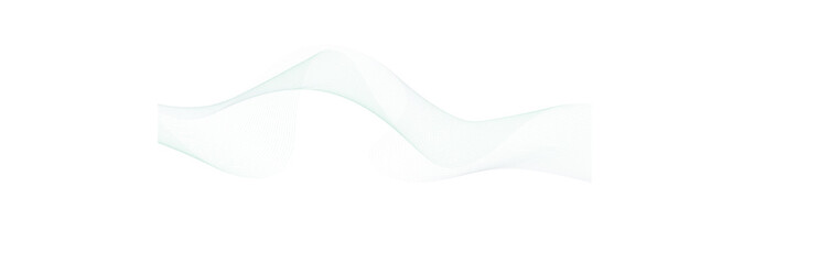 Design elements. Wave of many gray lines. Abstract wavy stripes on white background isolated. Creative line art. Vector illustration EPS 10.