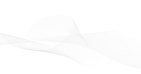 Design elements. Wave of many gray lines. Abstract wavy stripes. 