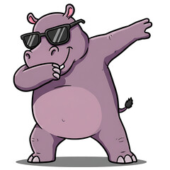 Hippopotamus Dabbing
