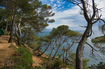 Küstenweg von Bandol an der Cote d'Azur