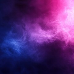 Fototapeta premium Ethereal nebula with vibrant hues of pink and blue creating a mesmerizing dreamy cosmic background for creative projects