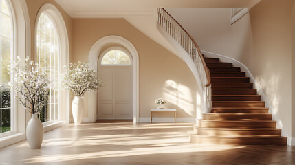 Fototapeta premium corridor with columns