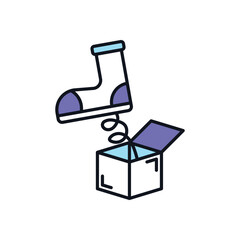 Shoe Prank Vector icon