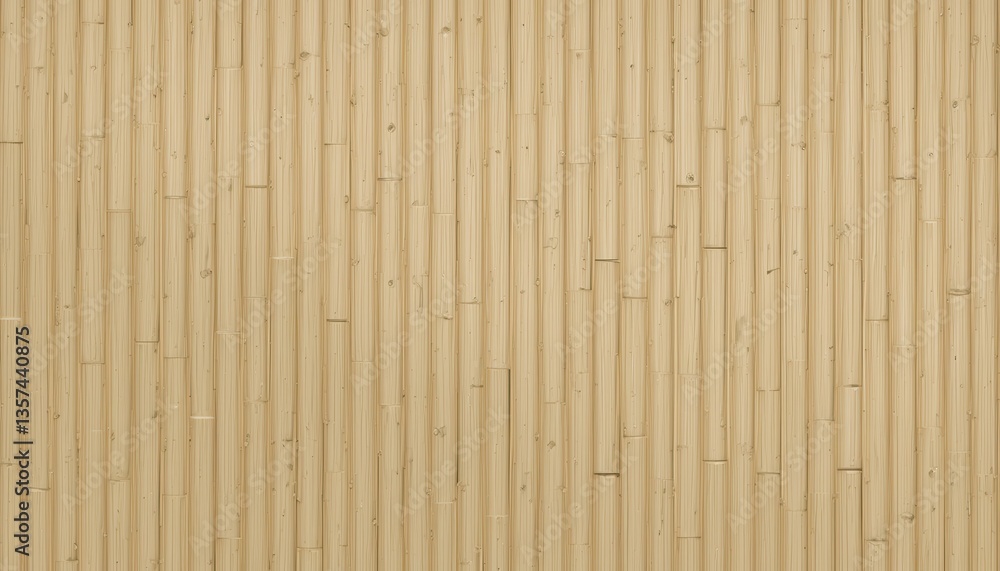 Aufkleber light tan vertical bamboo texture seamless pattern for design projects