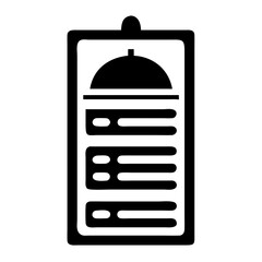 Obraz premium Menu icon representing UI/UX elements in digital design 