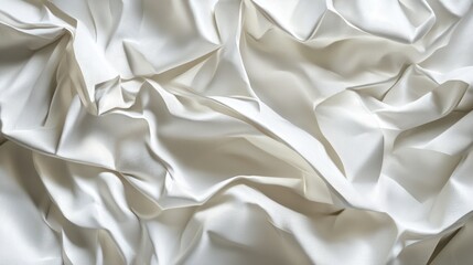 Abstract Draped Silk Fabric Background Subtle Flowing Light Luxury Elegant Calm Smoothness Conceptual