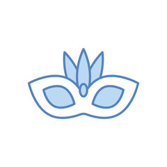 Carnival Mask Vector icon