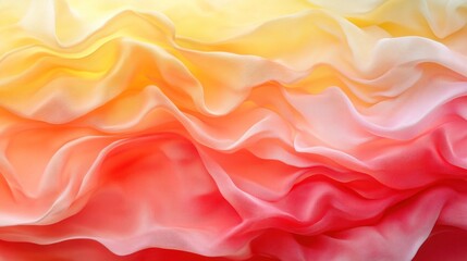 Obraz premium Abstract gradient background with bright red and yellow, soft mint and peach, featuring a blurred gradient, ideal for modern and elegant designs.