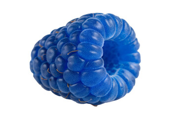 blue raspberry on transparent background