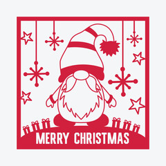 Christmas Card Papercut