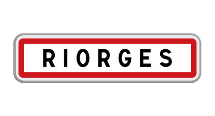 Panneau de Riorges, Loire, Auvergne-Rhône-Alpes