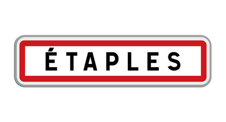 Panneau d'Étaples, Pas-de-Calais, Hauts-de-France