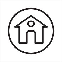 house icon on a white background