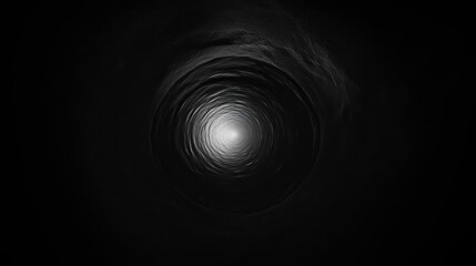 Abstract tunnel, spiraling into light, unknown location, artistic vision, possible use in posters, films, or video games