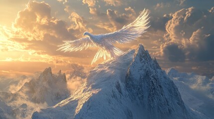 OfficeSupplies Peak Frozen Perspective Phoenix Sunrise