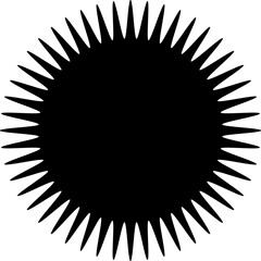 Fototapeta premium Starburst graphic isolated on transparent background