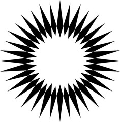 Starburst graphic isolated on transparent background