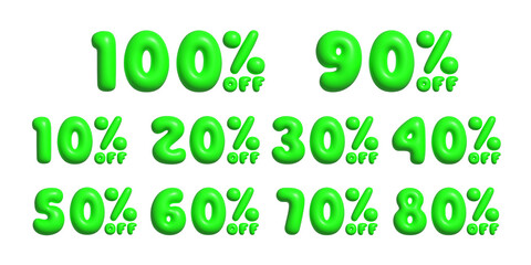Fototapeta premium Fonts Complete set alphabetic letters and symbols and signs, numbers. Big collection of creative Font realistic 3d design plastic balloons style. Language support French, German. Vector illustration