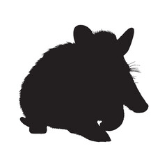 Aardvark Silhouette Vector - Unique and Elegant African Wildlife Clipart for Digital and Print Marketing - Aardvark Vector - Aardvark Icon - Aardvark Illustration

