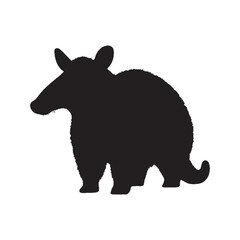 Aardvark Silhouette Vector - High-Resolution and Captivating Nocturnal Mammal Graphic for Digital and Print Use - Aardvark Vector - Aardvark Icon - Aardvark Illustration

