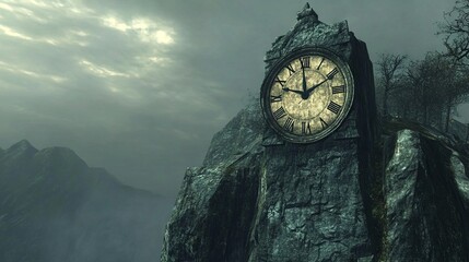 Generic Summit Clocktower Moment Backward Rock Embedded