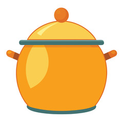 pot with orange