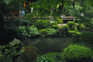 Obraz premium Traditional Japanese garden art
