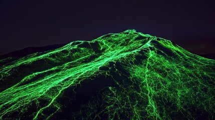 Generic Ridge That Moment Veins Bioluminescent Glowing