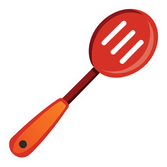 kitchen spatula isolated on white