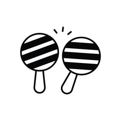 Maracas  Vector icon