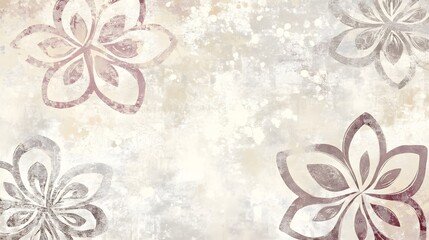 Abstract floral design featuring soft pastel colors and textured background, suitable for wallpapers
