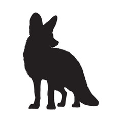 Aardwolf Silhouette Vector - High-Quality and Artistic Nocturnal Mammal Graphic for Branding and Conservation Designs - Aardwolf Vector - Aardwolf Icon - Aardwolf Illustration

