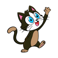 Cat design cartoon