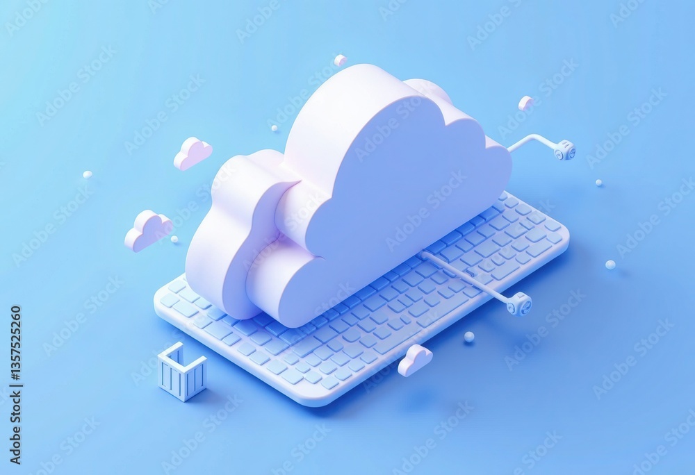 Poster Cloud Computing on Keyboard