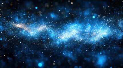 Naklejka premium Cosmic Nebula, Deep Space, Abstract Art