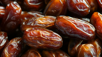 Dried dates in closeup