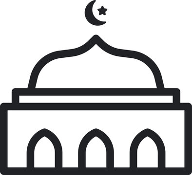 Mosque Outline Icon