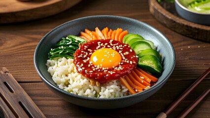 Rice with vegetables and chicken.