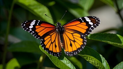 Monarch butterfly on a flower.
