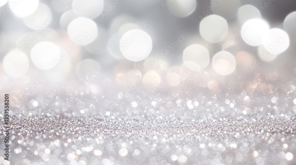 Poster sparkling bokeh lights studio setting background image glittering texture close-up view decorative c