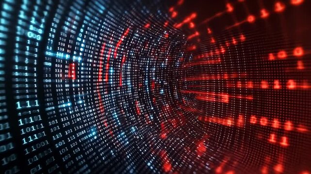 Digital Tunnel: A Journey Through Binary Code