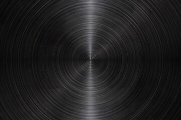 Fototapeta premium Abstract Metallic Spiral Texture Background with Shiny Reflection